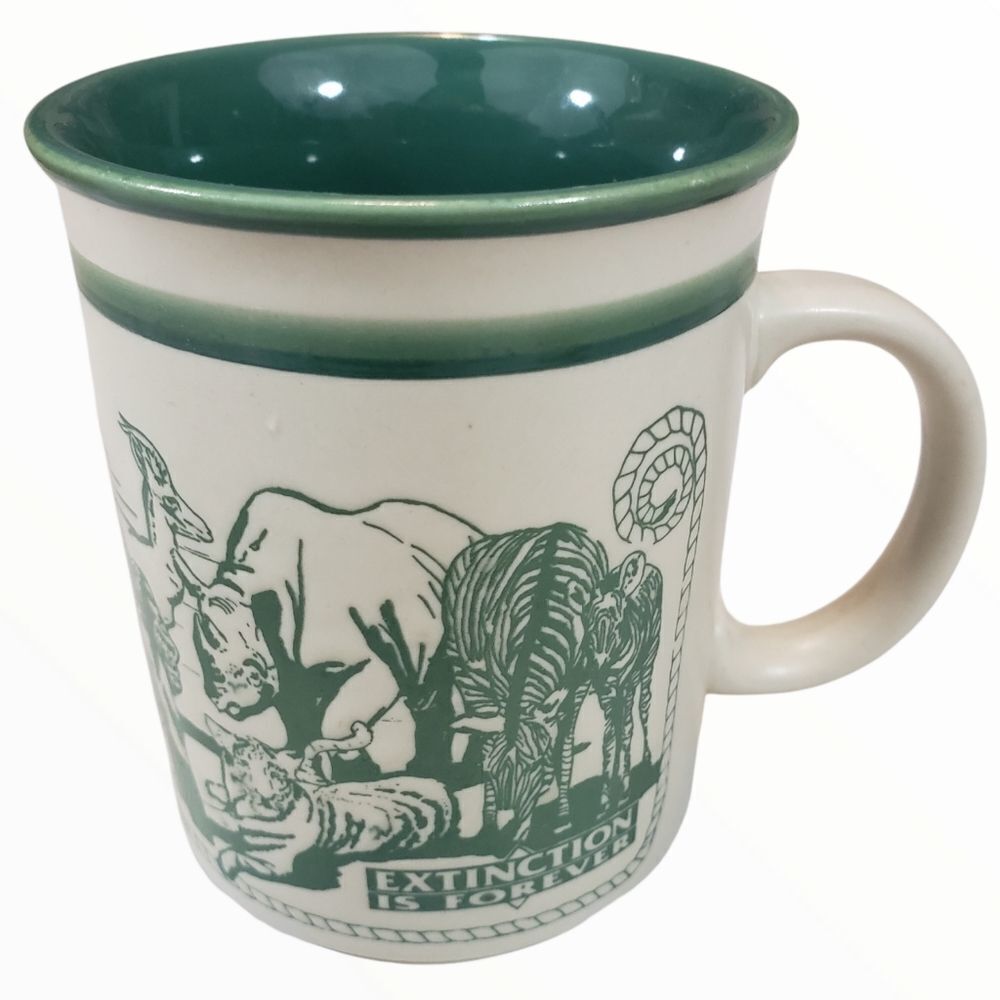 Busch Garden Mug Extinction Is Forever Animals